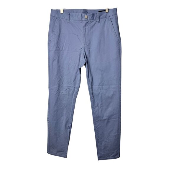 Mens Bonobos Size 31x32 Light Blue Chino Slim Straight Leg Pants Preppy - Picture 1 of 7